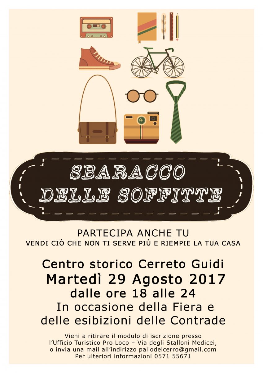 Svuotate cantine e soffitte…arriva lo Sbaracco!