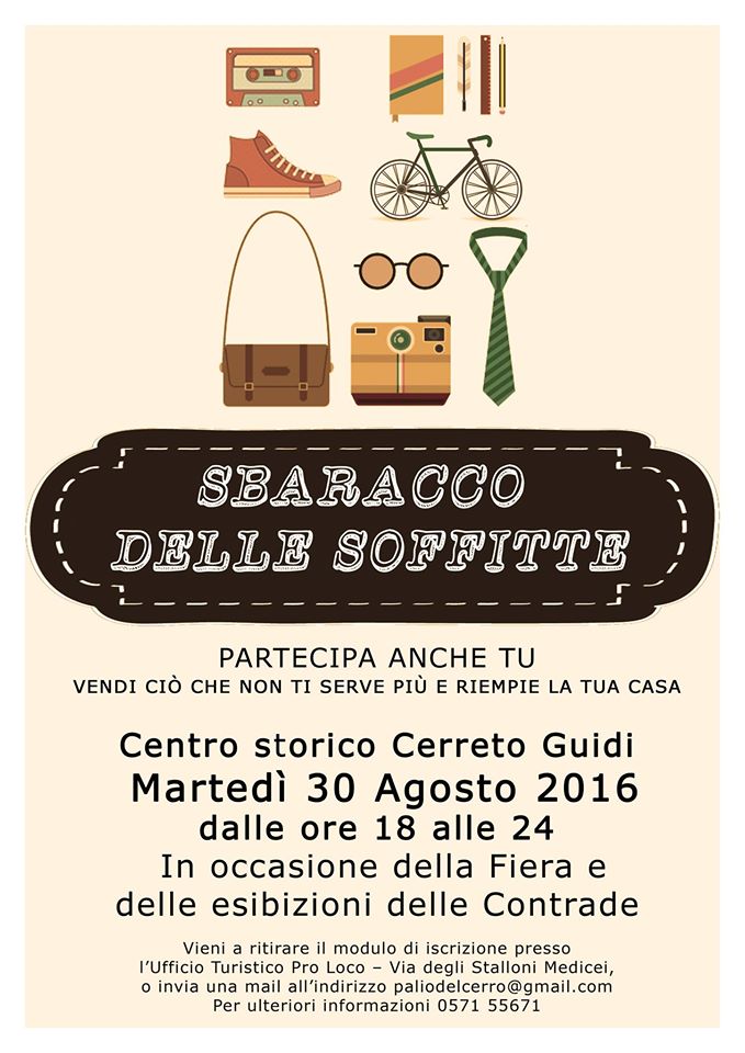 Tutti pronti per lo Sbaracco delle Soffitte