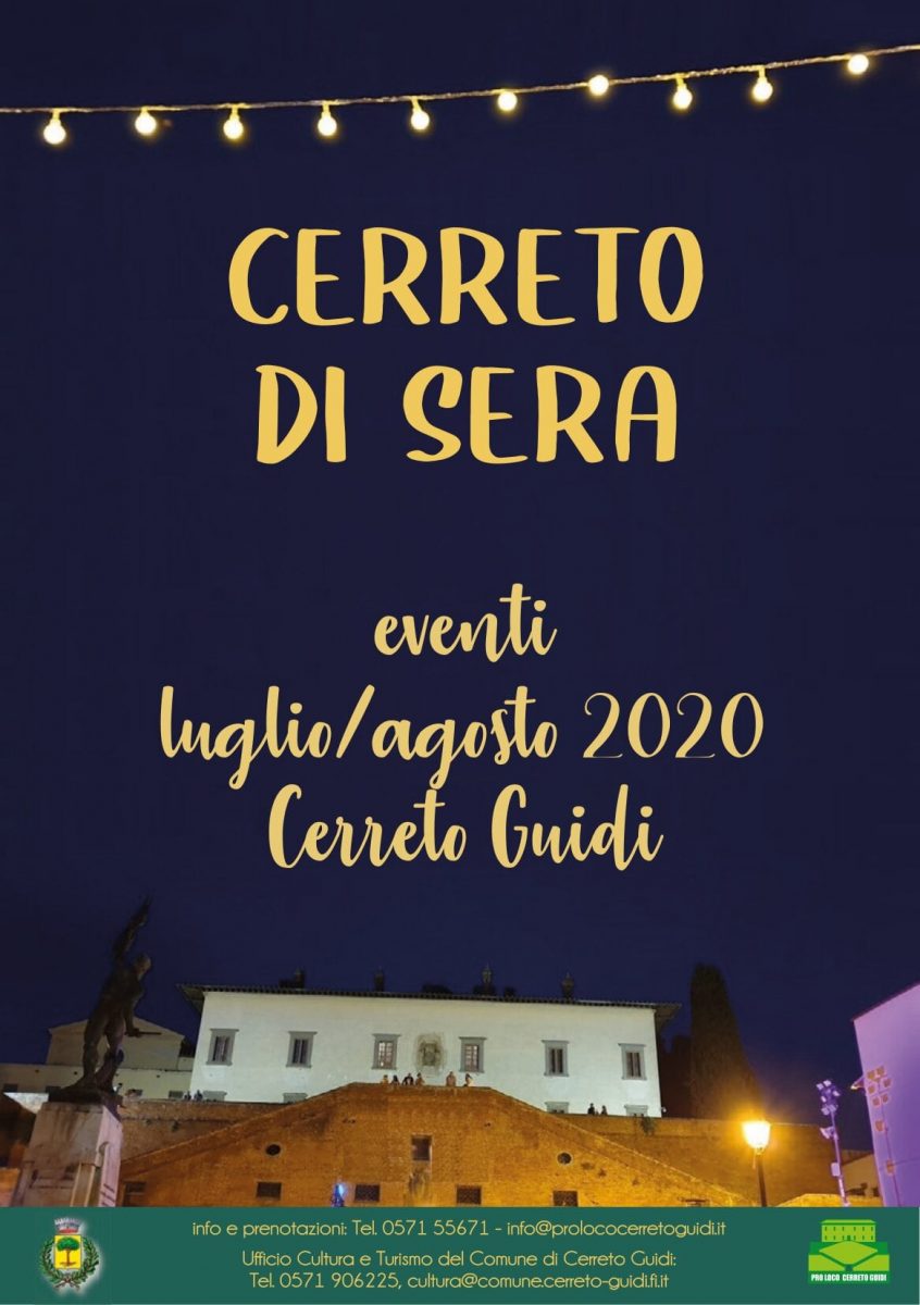 CERRETO DI SERA 2020: Camminate al tramonto, degustazioni, picnic con le Contrade, cinema, letture e shopping sotto le stelle